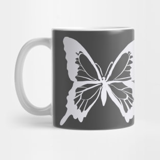 White Butterfly Mug